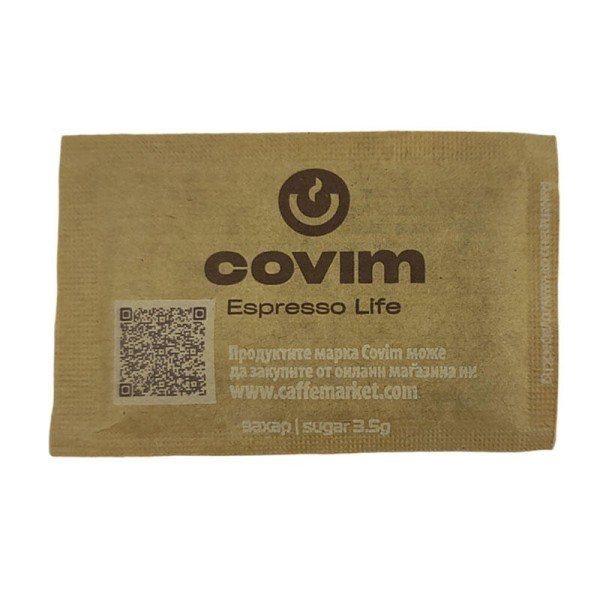 COVIM brown sugar in sachets 3.5 g/1000 pcs. - Sweeteners