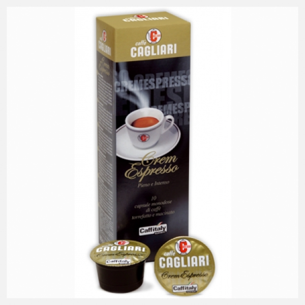 Caffe Cagliari Crem Espresso Caffitaly system 96 pcs. Coffee capsules - Capsules Caffitaly system