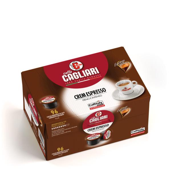 Caffe Cagliari Crem Espresso Caffitaly система 96 бр. Кафе капсули - Капсули Caffitaly система