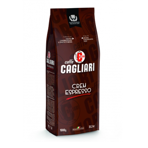 Caffe Cagliari Crem Espresso 1 кг. Кафе на зърна - Кафе на зърна