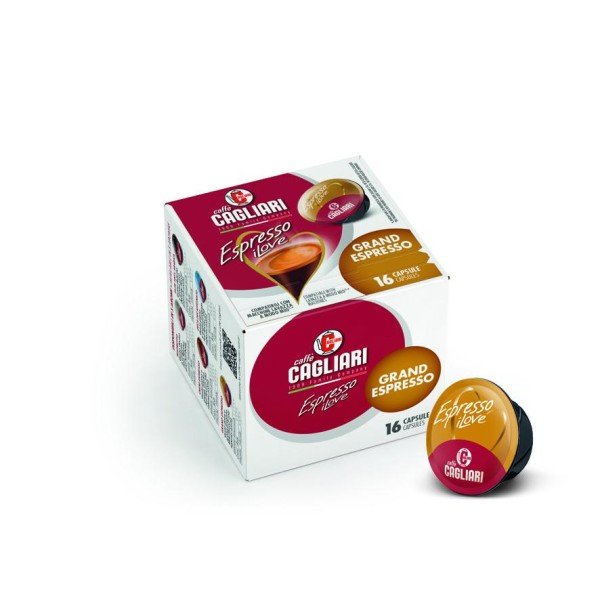 Caffe Cagliari Grand Espresso за A Modo Mio система 16 бр. Кафе капсули - Капсули Lavazza A modo mio система