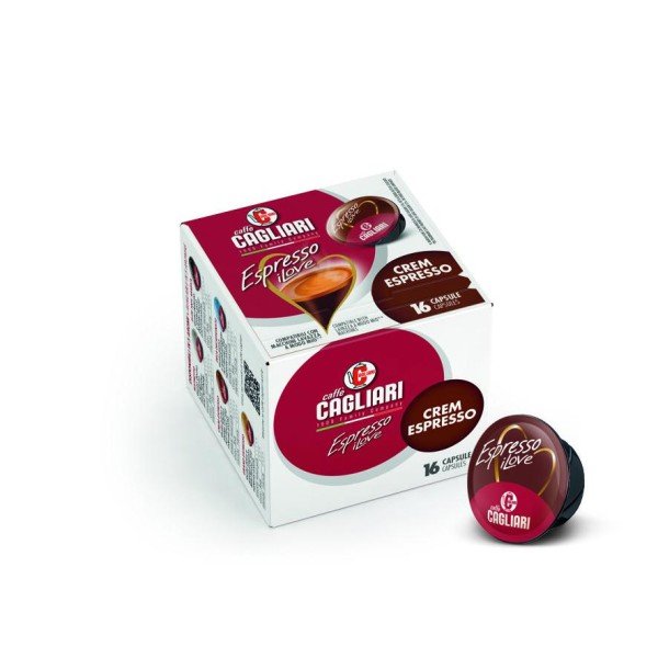Caffe Cagliari Crem Espresso A modo mio system 16 pcs. Coffee capsules - Coffee