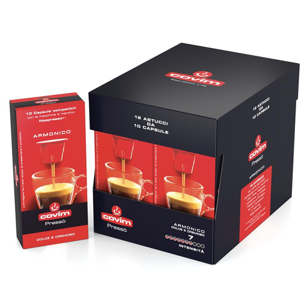 Covim Presso Armonico (Granbar) Nespresso System 10 pcs. Coffee capsules - Capsules for the Nespresso system