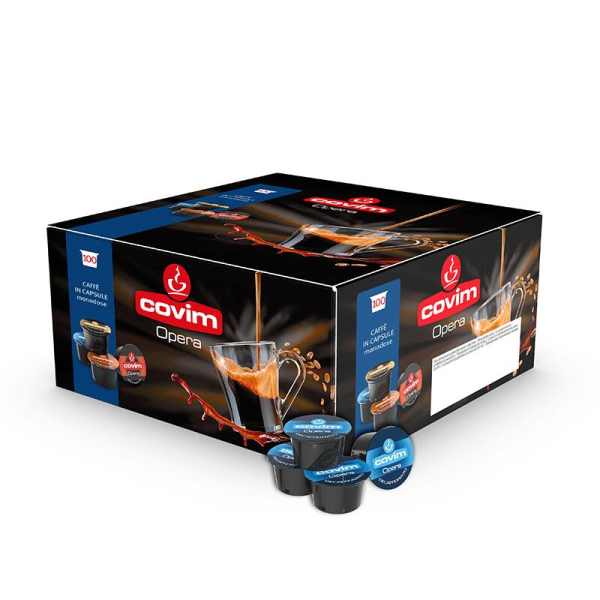Covim Suave Decaffeinato Opera Blue система 100 бр. Кафе капсули - Капсули Lavazza Blue система