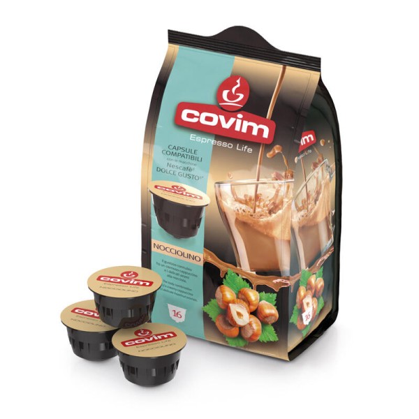 COVIM Nocciolino - Dolce Gusto capsules 16 pcs. - Capsules Dolce Gusto system