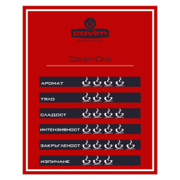 Covim Oro 2 x 250 гр. Мляно кафе