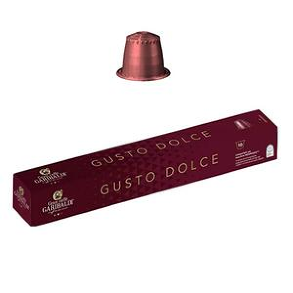 GARIBALDI Gusto Dolce - Nespresso capsules" 10 pcs. - Capsules for the Nespresso system