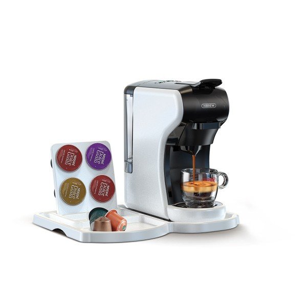 HiBREW 4 in 1 H1A - HiBREW 4 в 1: Кафемашина за Nespresso система и Dolce Gusto система Светът на кафето непрестанно се развива, HiBREW 4 в 1 капсулна кафемашина H1A е създадена, за да отговори на всички модерни изисквания за богат и аро HiBREW 4 in 1 H1A - Професионални машини