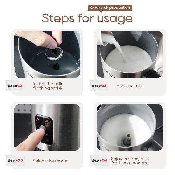 HiBREW MilK Frother M3A -