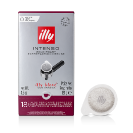 illy Espresso dark roasted in doses of 18 pcs.