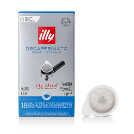 illy Espresso decaffeinated in doses of 18 pcs.
