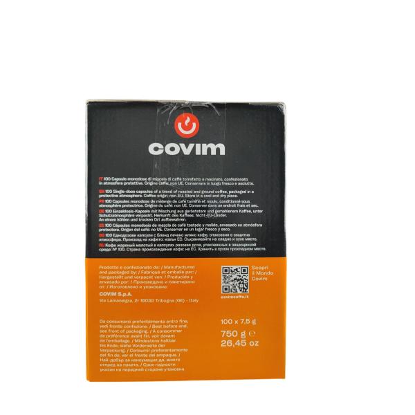 COVIM Orocrema - capsules Lavazza Firma 100 pcs. - Capsules Lavazza Firma system