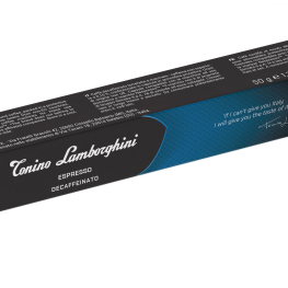 TONINO LAMBORGHINI ESPRESSO DEKAFFEINATO – капсули Nespresso® 10 бр.