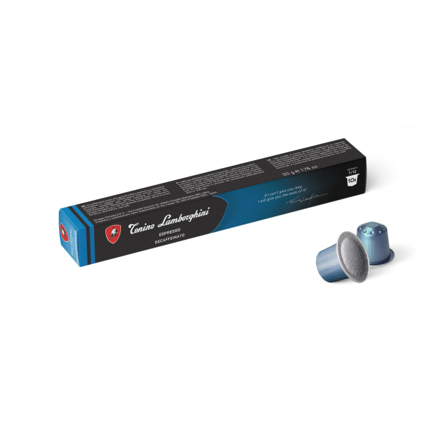 TONINO LAMBORGHINI ESPRESSO DEKAFFEINATO – капсули Nespresso® 10 бр. - Капсули за Nespresso система