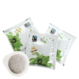 Puro Fairtrade 100 pcs. 44 mm Coffee in doses Puro Fairtrade 100 pcs. 44 mm Coffee in doses