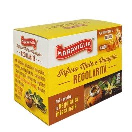 RISTORA filter tea with mate and vanilla - digestive, box of 15 pcs. RISTORA filter tea with mate and vanilla - digestive, box of 15 pcs.