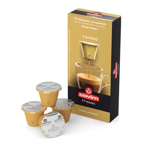Covim Presso Tango Nespresso Система 10 бр. Кафе капсули - Капсули за Nespresso система