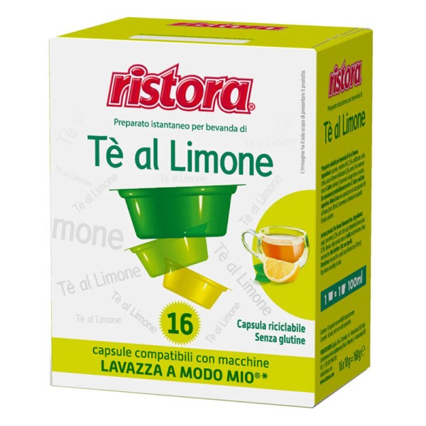 RISTORA Te al Limone - capsules A Modo Mio 16 pcs. - Capsules Lavazza A modo mio system
