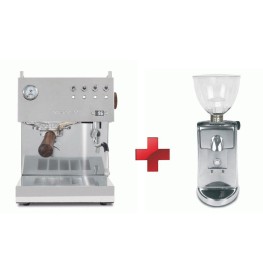 PACKAGE COFFEE MACHINE STEEL UNO PID VERSATILE + COFFEE GRINDER