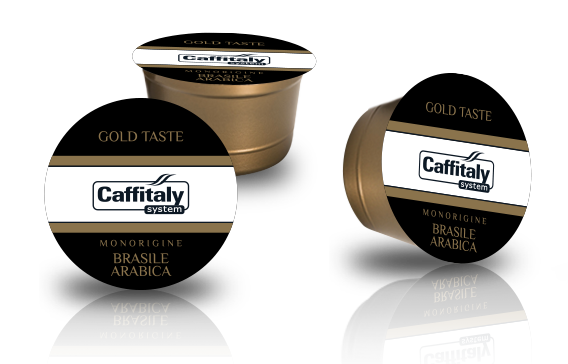 Caffytaly Gold Taste Arabica Brasile е с наситена консистенция и сладък вкус