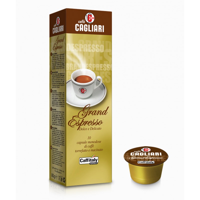 Cagliari Grand Espresso е кафе с нежен аромат и сладък вкус