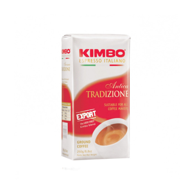 Мляното кафе на Кимбо се произвежда още от 1949  и е предпочитано кафе по цял свят