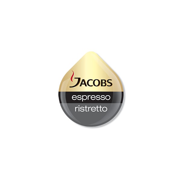 TASSIMO Jacobs Espresso Ristretto е класическо италианско силно кафе с интензивен вкус и аромат