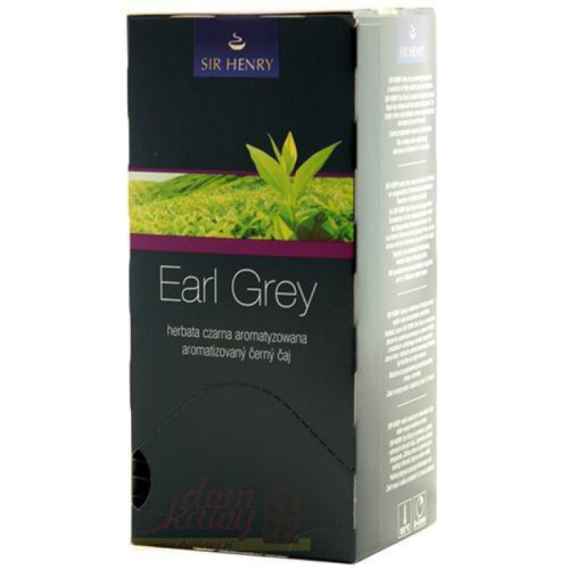 Sir Henry Ърл Грей е черен чай с бергамонт с твърд вкус и интензивен типичен аромат